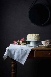 Gâteau mise en ambiance stylisme culinaire Laurence Kersz 